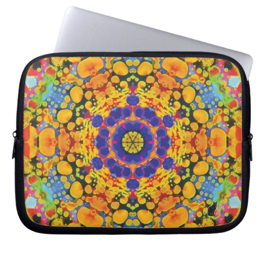 Sassafras Kaleidoskop Laptopschutzhülle (Vorderseite)