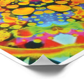 Sassafras Kinetic Collage Kaleidoscope Poster (Ecke)