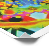 Sassafras Kinetic Collage Kaleidoscope Poster (Ecke)