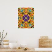 Sassafras Kinetic Collage Kaleidoscope Poster (Küche)