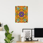 Sassafras Kinetic Collage Kaleidoscope Poster (Heimbüro)