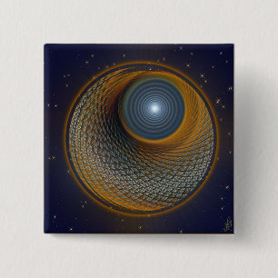 Sassafraswurzel-Biber-Mond Button