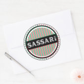 Sassari City Pride Emblem – Italian Identity Runder Aufkleber (Umschlag)