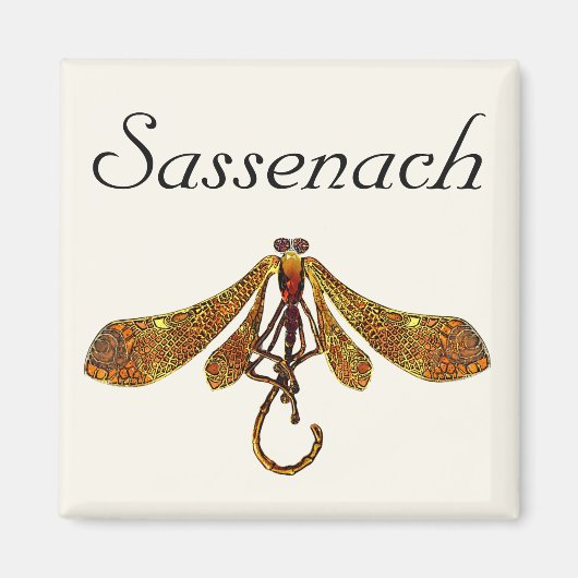 Sassenach Dragonfly Magnet (Vorne)