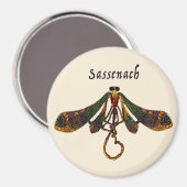 Sassenach Dragonfly Magnet (Vorderseite/Rückseite)