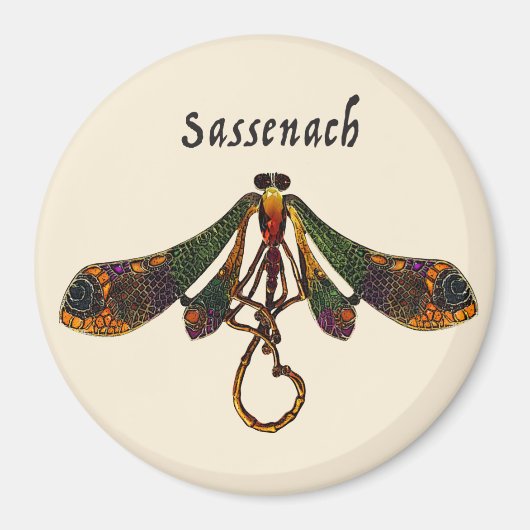 Sassenach Dragonfly Magnet (Vorne)