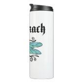 Sassenach Dragonfly Outlander Amber Blue Gift T-Sh Thermosbecher (Nach rechts gedreht)