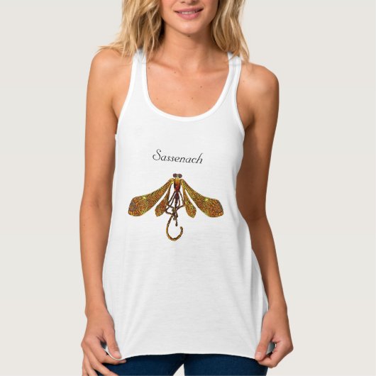 Sassenach Dragonfly - Passen Sie es an! Tank Top (Vorderseite)
