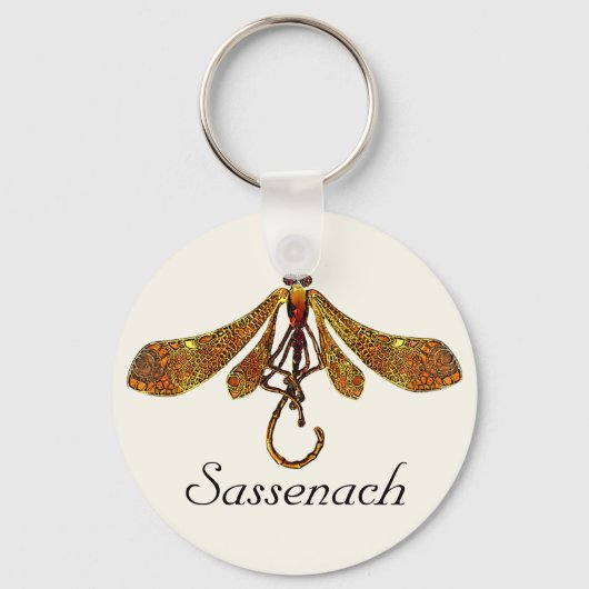 Sassenach Dragonfly Schlüsselanhänger (Vorderseite)