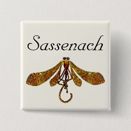 Sassenach Libelle Button