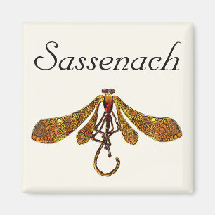 Sassenach Libelle Magnet