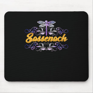Sassenach-Outlander-Blauer Libelle Mousepad