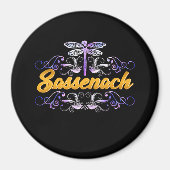 Sassenach Outlander Blue Dragonfly Magnet (Vorne)