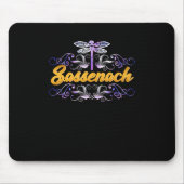 Sassenach Outlander Blue Dragonfly Mousepad (Vorne)