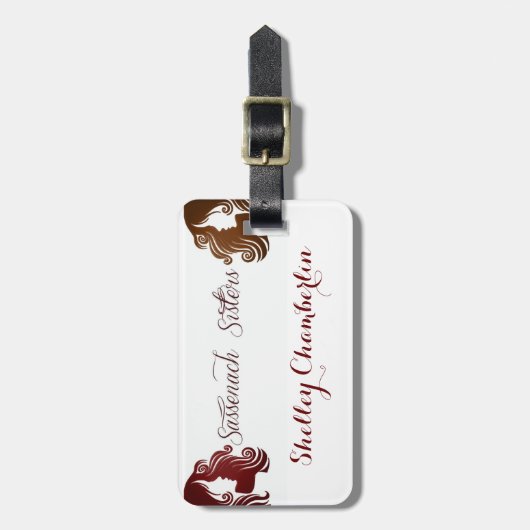 Sassenach Schwester-Gepäckanhänger Gepäckanhänger (Vorderseite vertikal)