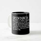 Sassenach Zweifarbige Tasse (Vorderseite Links)