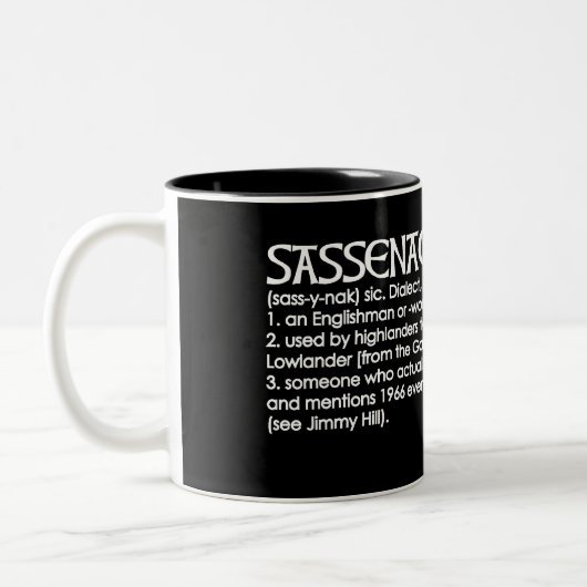 Sassenach Zweifarbige Tasse (Links)