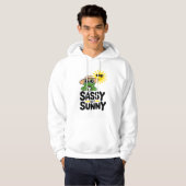 Sassenes, aber sonniges Froschdesign - Funny Summe Hoodie (Vorne ganz)