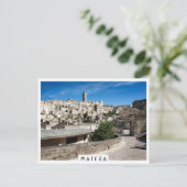 Sassi di Matera Altstadt Postkarte (Stehend Vorderseite)