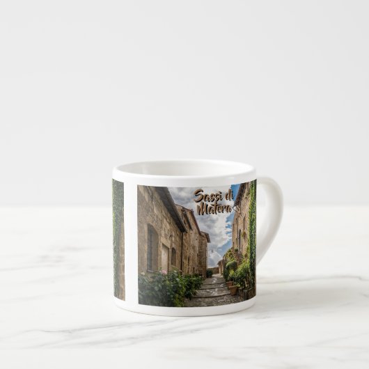 Sassi di Matera Italien Ivy Treps Espressotasse (Vorderseite Rechts)