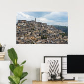 Sassi Houses, Matera, Basilicata, Italien Poster (Heimbüro)