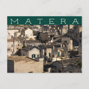 Sassi of Matera Basilicata Italien Postkarte