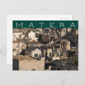 Sassi of Matera Basilicata Italien Postkarte (Vorne/Hinten)