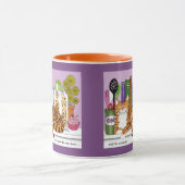 Sassige orange getigerte Küchenarbeitsplatte Katze Tasse (Zentrum)