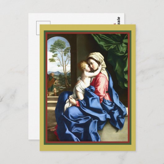 Sassoferrato Postkarte (Vorne/Hinten)