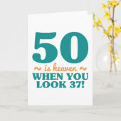 Sassy 50. Geburtstag Karte (Gelbe Blume)