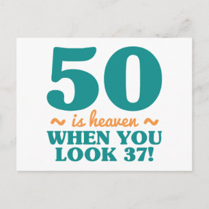 Sassy 50. Geburtstag Postkarte