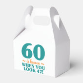 Sassy 60. Geburtstag Geschenkschachtel (Vorderseite)