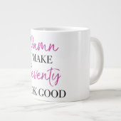 Sassy 70. Geburtstag Jumbo-Tasse (Vorderseite Rechts)