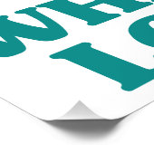 Sassy 80. Geburtstag Poster (Ecke)