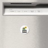 Sassy aber Sunny Frog Design - Funny Summer Magnet (In Situ (Geschirrspüler))