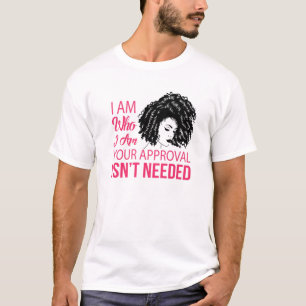 Sassy African American Black Prix Afro Ladys Mel T-Shirt