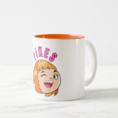 "Sassy and Classy Two-Tone-Tasse" Zweifarbige Tasse (VorderseiteRechts)