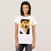 Sassy Anime Mädchen mit Zitrone T-Shirt (Vorne ganz)