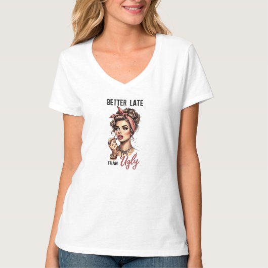 Sassy Ästhetik Damen Grafik T-Shirt (Vorderseite)