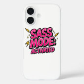 Sassy Attitude and Bold Pop Art Case-Mate iPhone Hülle (Rückseite)