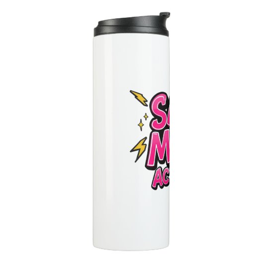 Sassy Attitude and Bold Pop Art Thermosbecher (Nach links gedreht)