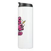 Sassy Attitude and Bold Pop Art Thermosbecher (Nach rechts gedreht)