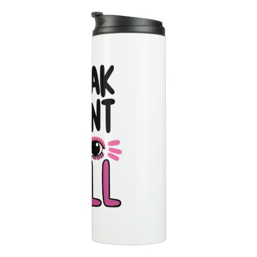 Sassy Attitude "I Speak Fluent Eye Roll" Thermosbecher (Nach rechts gedreht)