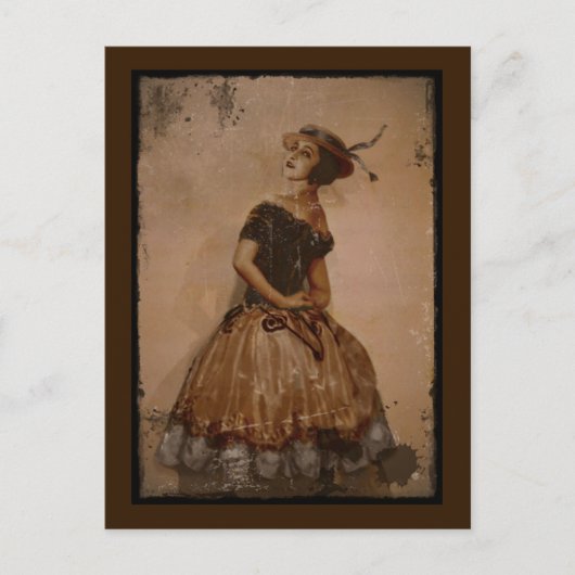 Sassy Ballet Dancer Postkarte (Vorderseite)