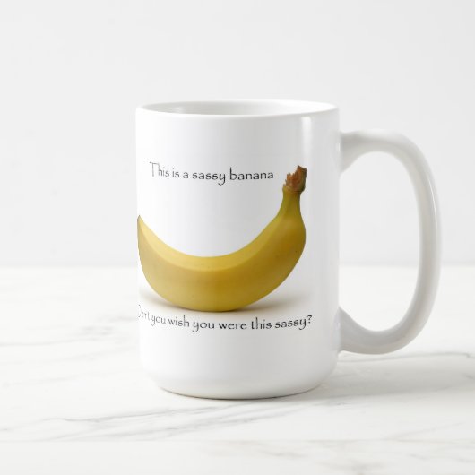 Sassy Bananen-Tasse Kaffeetasse (Rechts)