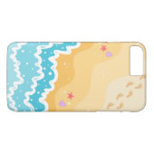 Sassy Beach Design iPhone Case (Rückseite (Horizontal))