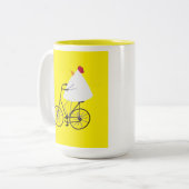 Sassy Biker Zweifarbige Tasse (Vorderseite Links)