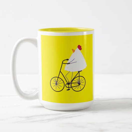 Sassy Biker Zweifarbige Tasse (Links)