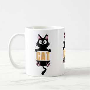 Sassy Black Cat, Black Cat Tasse, Cat Lover Gift, Kaffeetasse