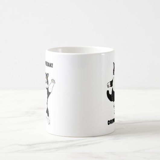 Sassy Black Cat Coffee Mug – Take a Break Reminder Kaffeetasse (Mittel)